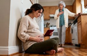 “You will never belong to this family,” my mother-in-law hissed. “That baby won’t change anything.” I said nothing. Instead of reacting, I quietly handed her an envelope. The moment she looked inside, all the color drained from her face and she collapsed in disbelief.