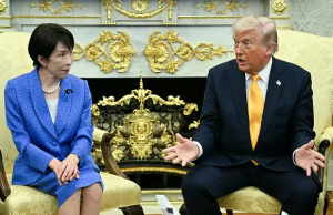 Japan prime minister makes bold comment about Barron in front of Trump as he jokes about Pearl Harbor