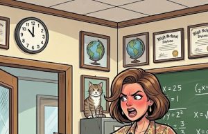 Teacher Bends Over and Shows Way Too Much to the Wrong Student