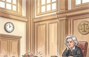 Little old Lady in court