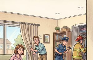 A lawyer is trying to call his clients.