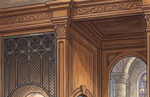 A guy walks into a church