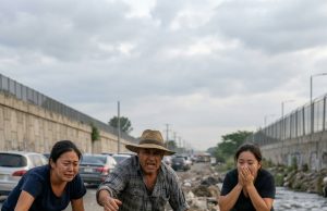We Found Her in the Mud… Protecting Her Puppies Like the World Was Against Them
