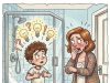 Little Johnny Asks His Mother About Her Chest.