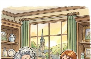 The wealthy and self-important lady of the house…