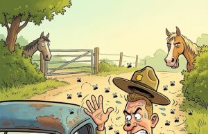 The Brutal Truth About the Tiny Swarm Surrounding a State Trooper