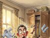 A married couple wakes up …