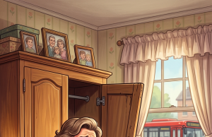 A Woman Has a Strange Problem With Her Wardrobe Door